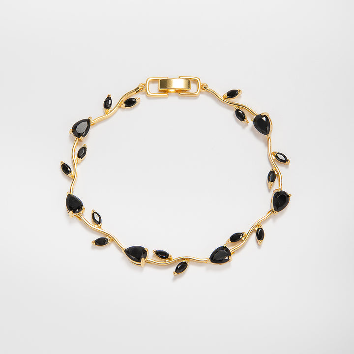 Elegant Floral Design Statement Bracelet Kalsten