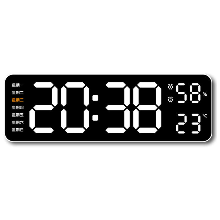 Digital wall clock with temperature and humidity display Kalsten