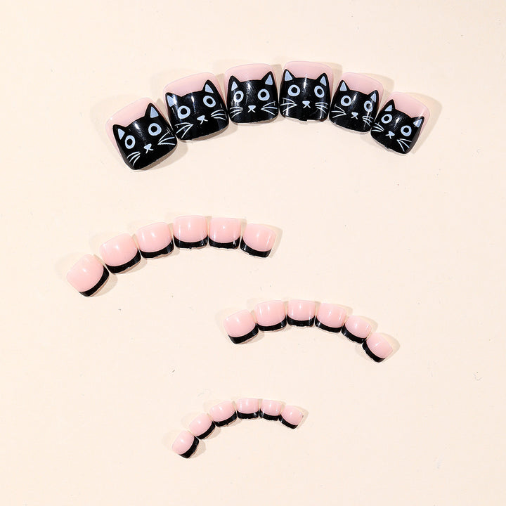 Playful Cat-Themed Nail Art Kit Kalsten