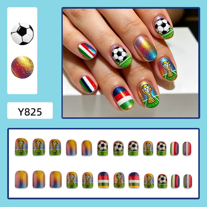 Sporty Football Nail Art Kalsten