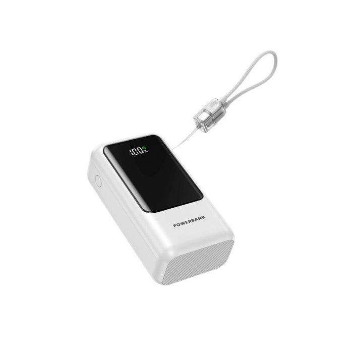Portable power bank with digital charge indicator and compact design Kalsten