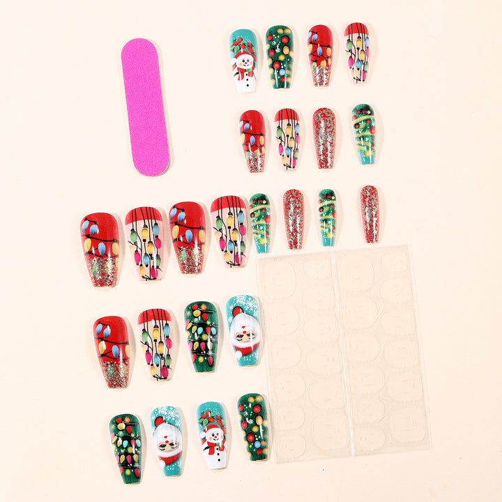 Holiday-Themed 3D Nail Art Extensions Kalsten