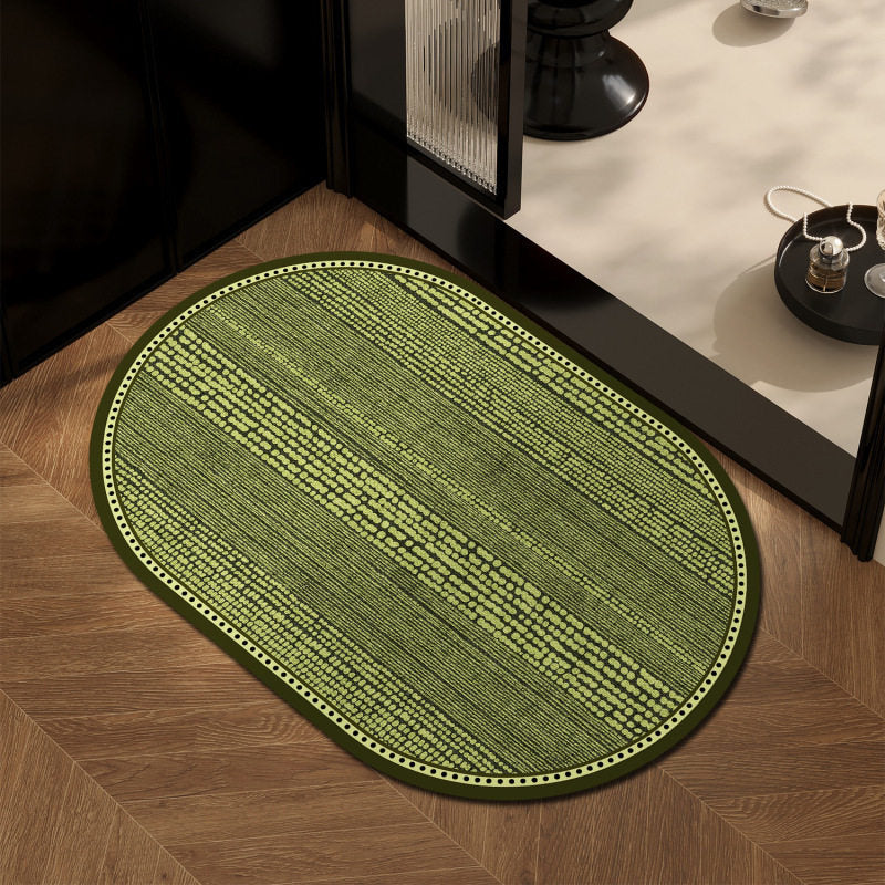 Floral Pattern Bath Mat