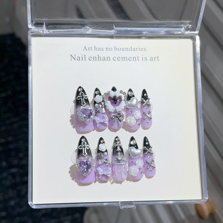 Elaborate Press-On Nail Set