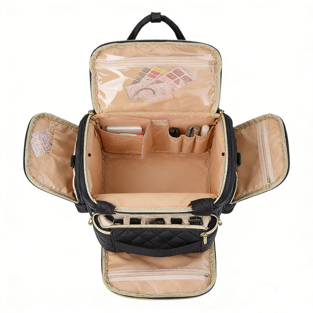 Stylish Quilted Multi-Compartment Backpack Kalsten