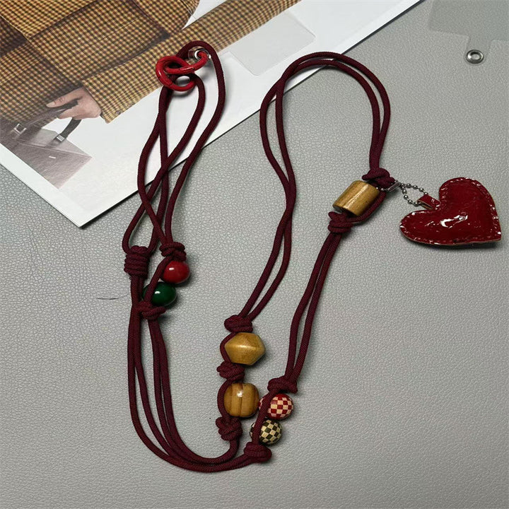Handmade Heart Pendant Eyewear Lanyard Kalsten