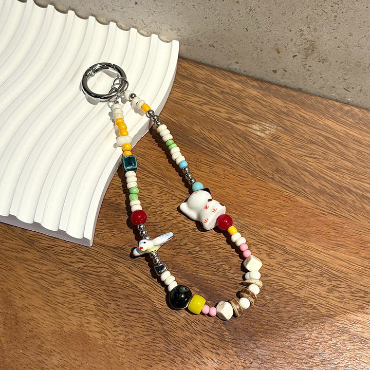 Handmade Beaded Charm Keychain Kalsten 1790135473