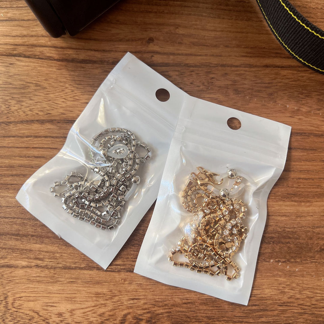Glamorous Crystal-Accented Eyewear Chain Kalsten
