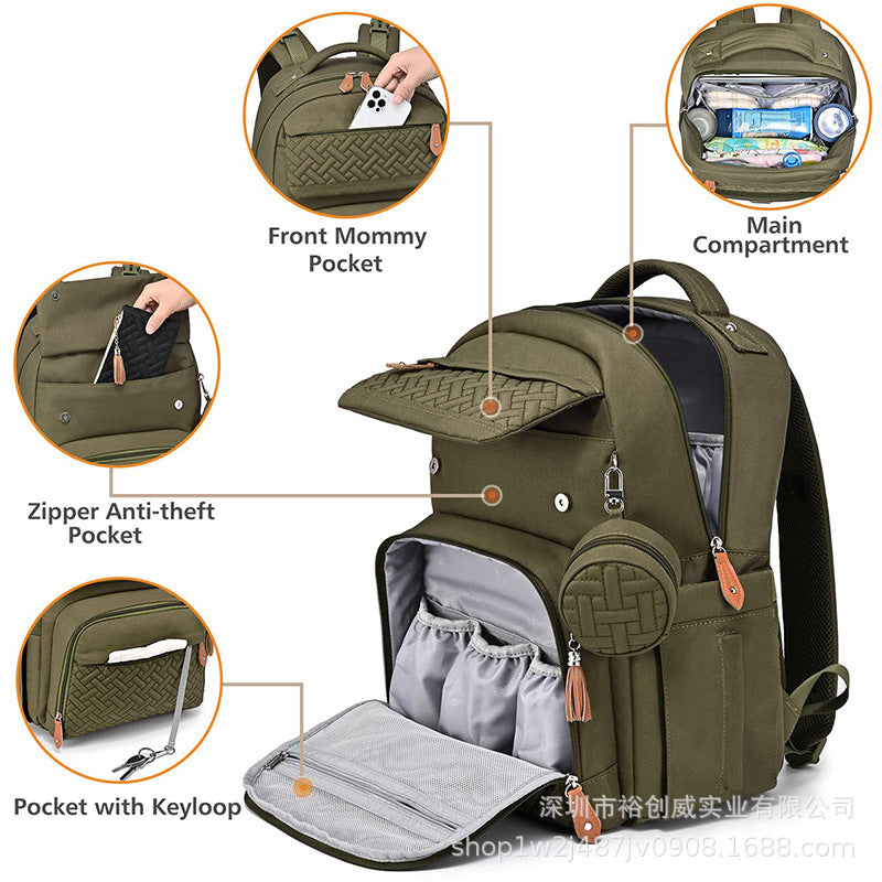 Stylish Multi-Function Diaper Backpack Kalsten