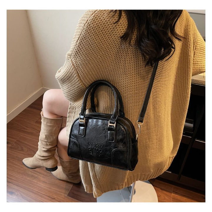 Luxurious Faux Leather Structured Handbag Kalsten
