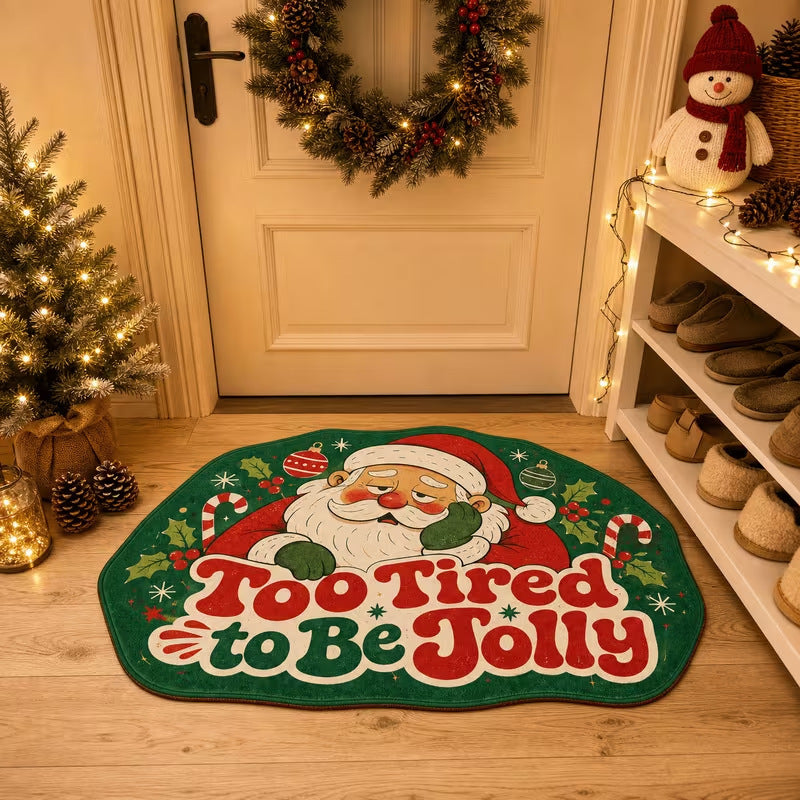 Holiday-Themed Decorative Door Mat