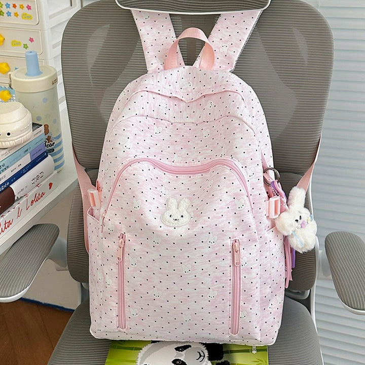 Cute Bunny-Themed School Backpack Kalsten