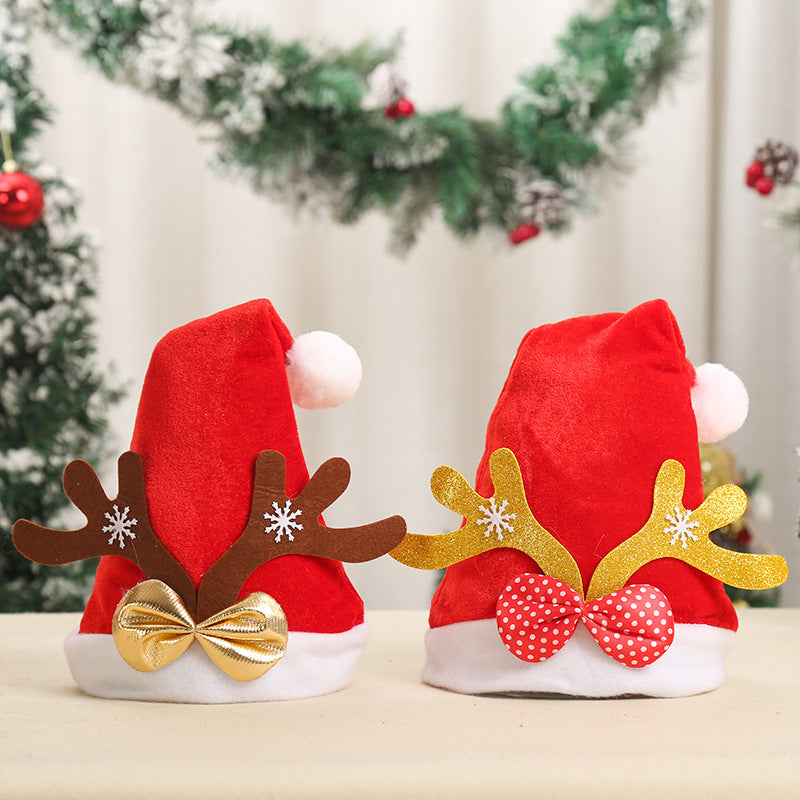 Festive Santa Hat with Reindeer Ears Kalsten