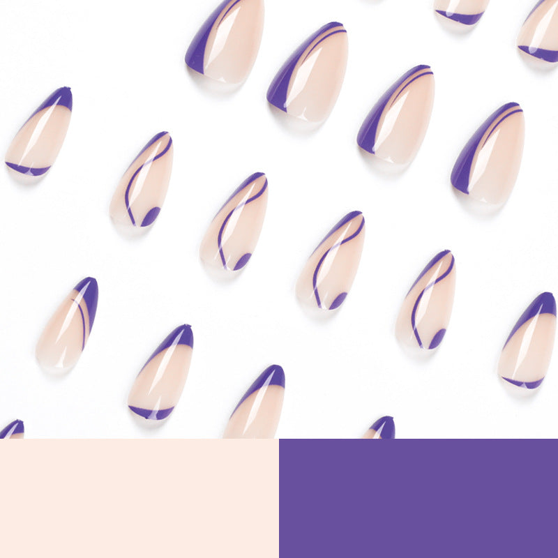 Artificial gel nails with elegant design Kalsten