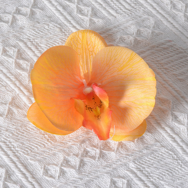 Elegant Fabric Orchid Hair Clip