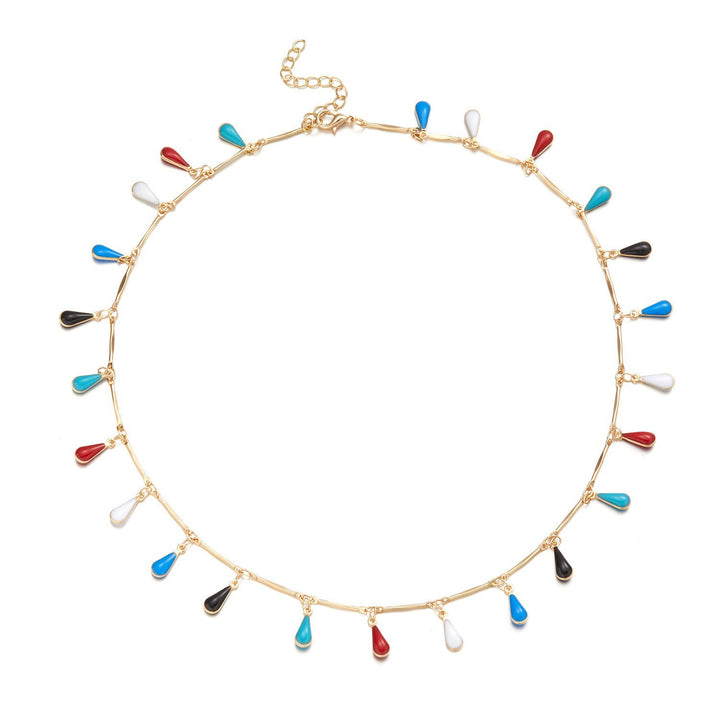 Heart Charm Statement Necklace Kalsten
