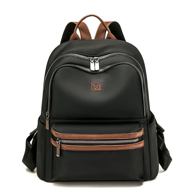 Multi-Compartment Leather Backpack Kalsten