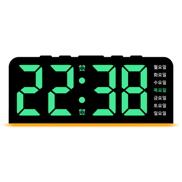 Digital LED alarm clock with color change Kalsten