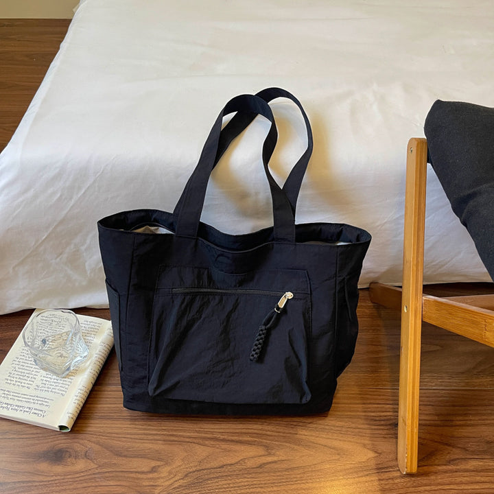 Versatile Multi-Pocket Canvas Tote