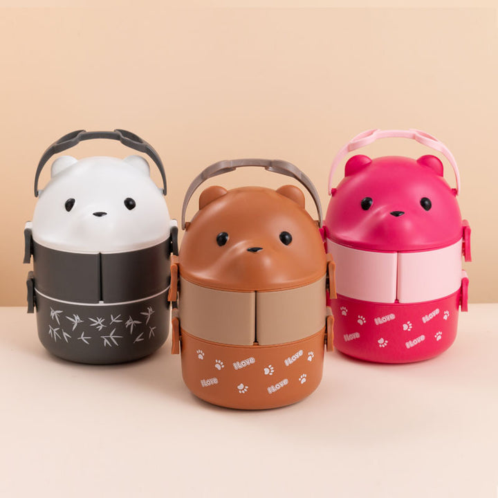 Bear-Themed Food Storage Container