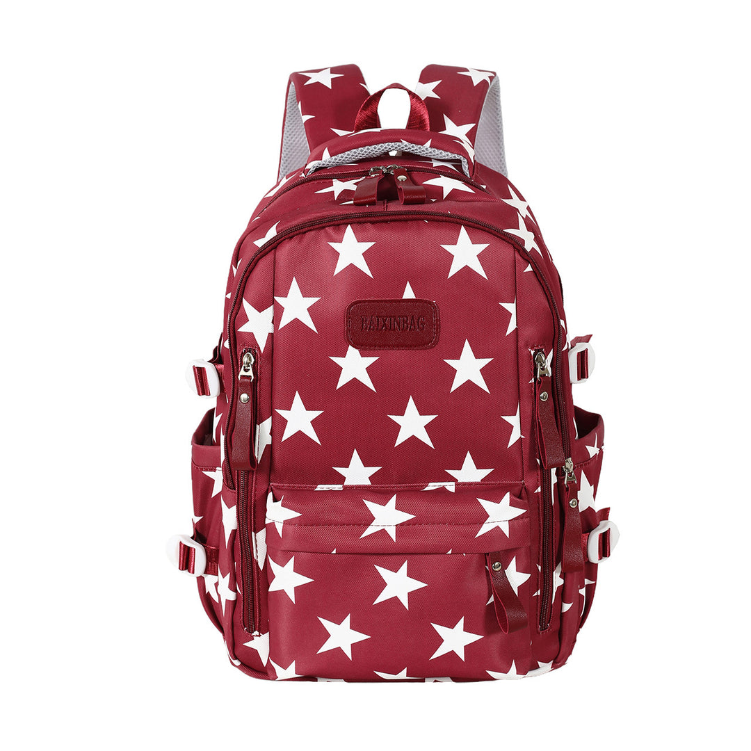Stylish Star Print Backpack