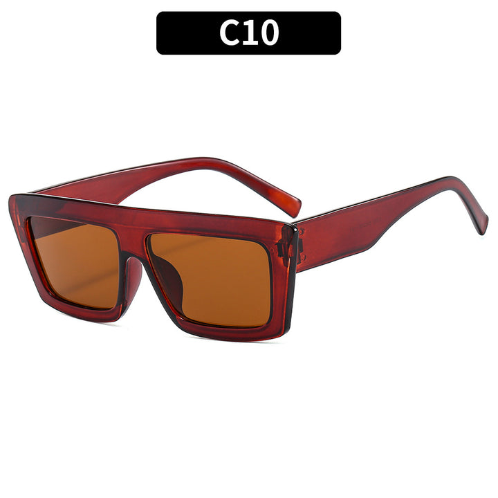 Timeless Look Stylish Square Frame Sunglasses