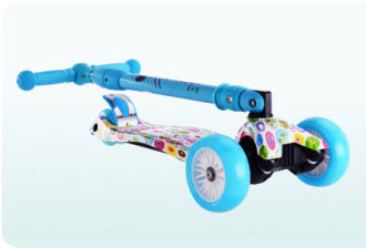 Foldable Light-Up Three-Wheel Scooter Kalsten