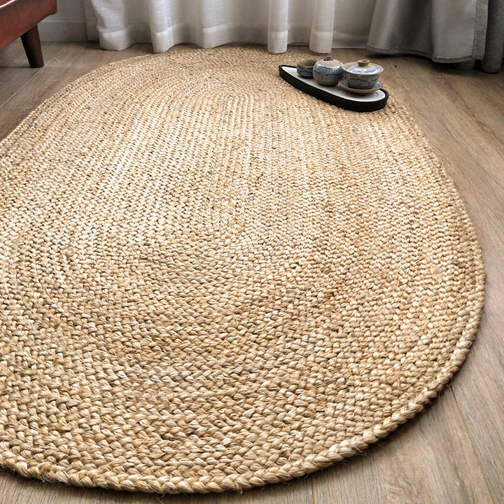 Natural Fiber Round Area Rug Kalsten