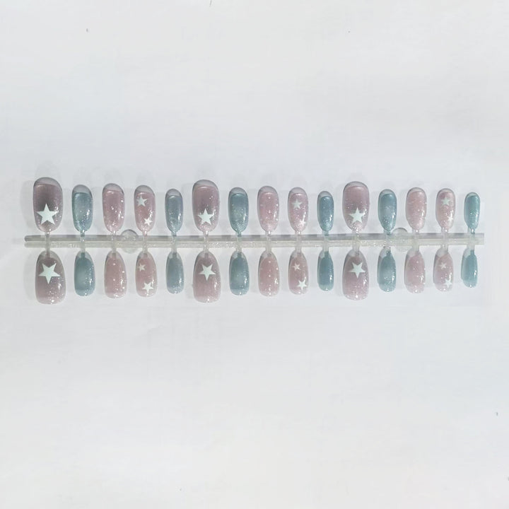Celestial Star Nail Art Design Kalsten
