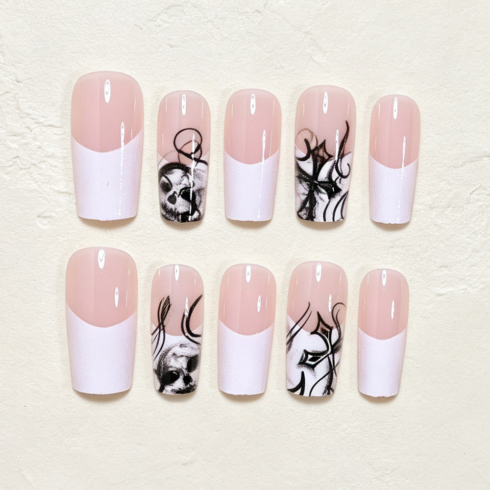 Artistic Skull Nail Art Tips Kalsten