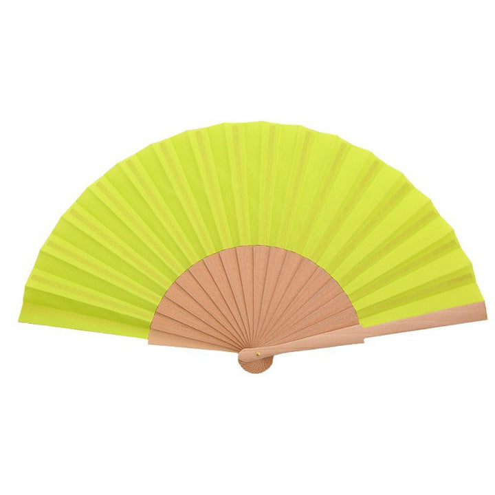 Ladies folding hand fan made of airy material with intricate folds Kalsten