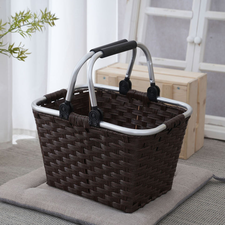 Practical shopping basket with aluminum handles Kalsten