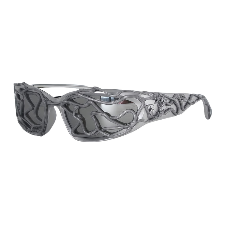 Women's Sporty Sunglasses with Innovative, Textured Frame Kalsten
