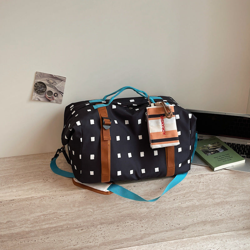Stylish Polka Dot Travel Duffle Bag Kalsten