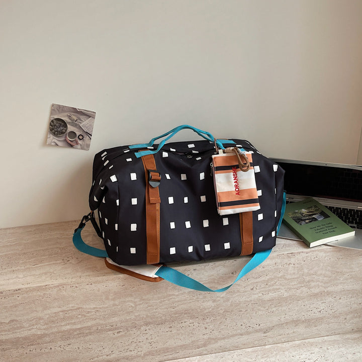 Stylish Polka Dot Travel Duffle Bag Kalsten