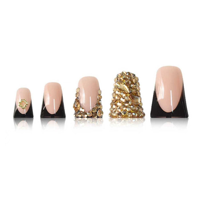 Luxury Rhinestone Nail Enhancements Kalsten