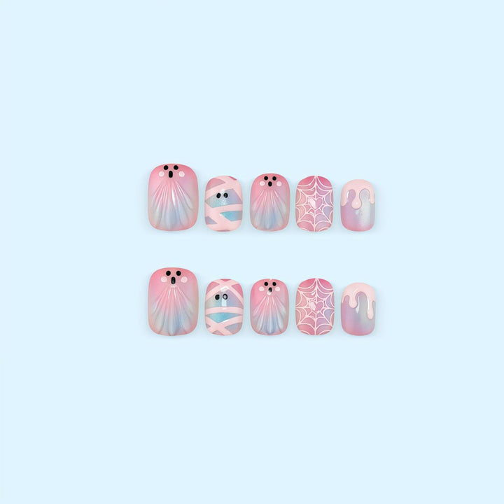 Creative art nails with playful underwater motif Kalsten