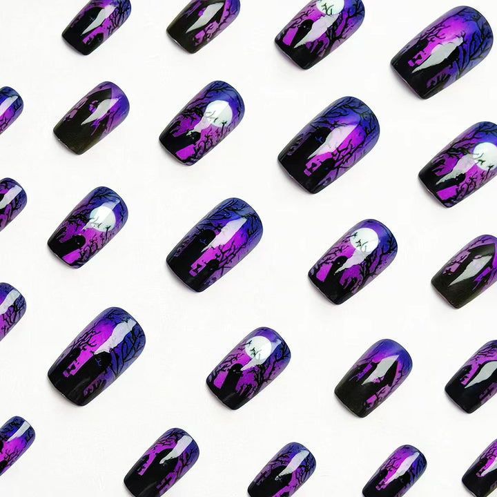 Artificial nails in mystical Halloween style Kalsten
