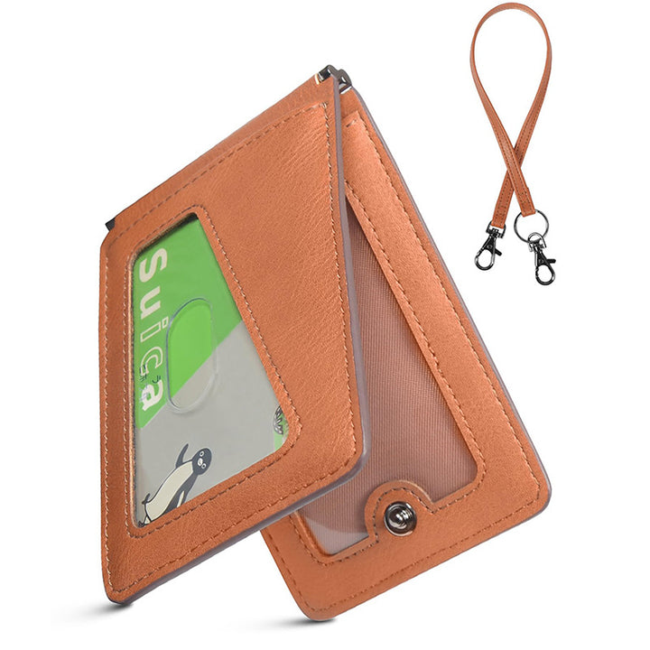 Secure Zippered Leather Cardholder Kalsten