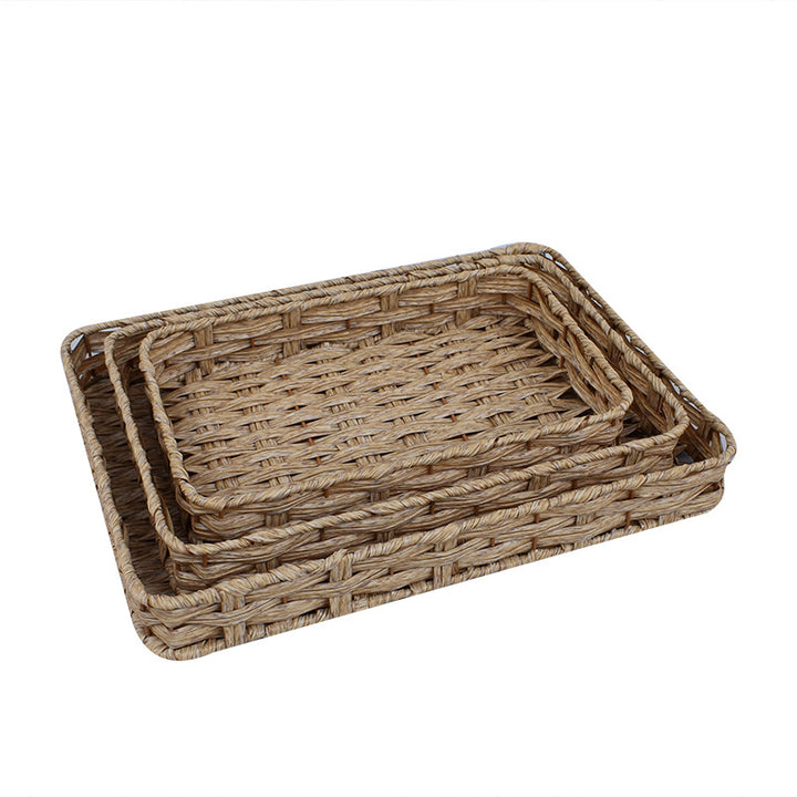 Natural Woven Serving Basket Set Kalsten