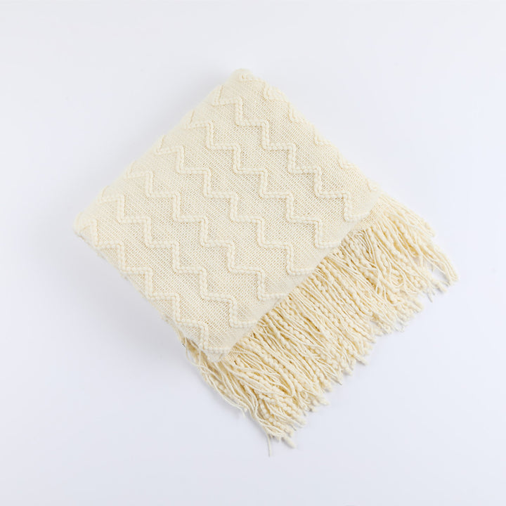 Cozy Knitted Throw Blanket