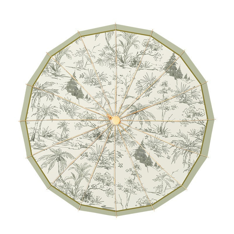 Ladies elegant folding umbrella with floral design Kalsten