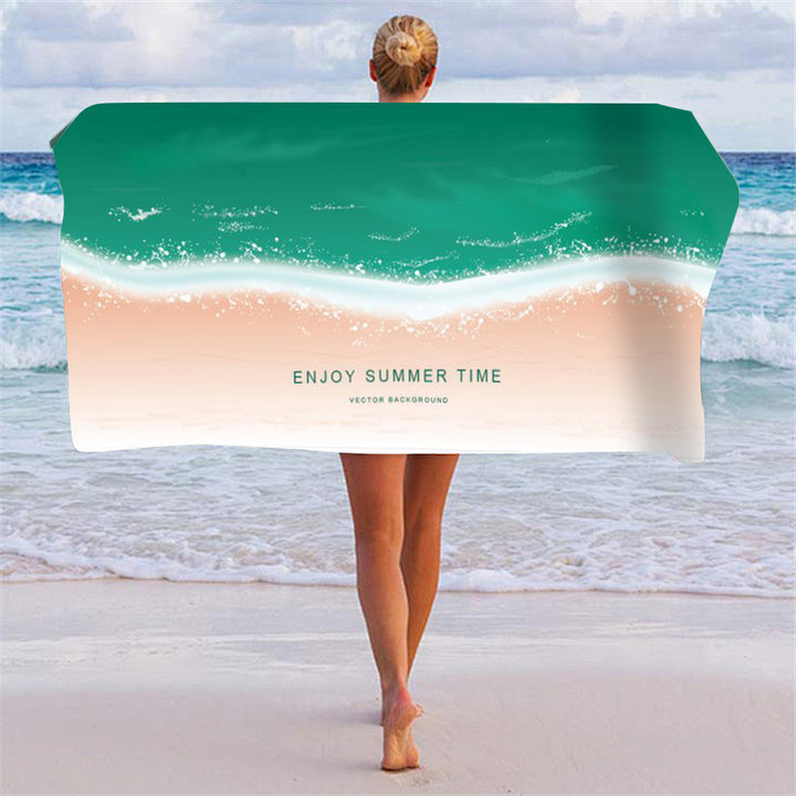 Beach towel with unique graphic pattern Kalsten