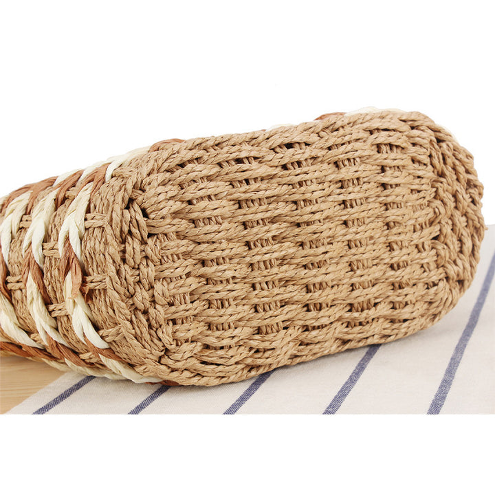 Hand-knotted basket bag with practical carrying handles Kalsten