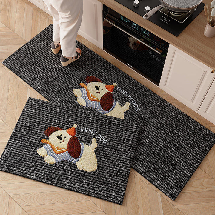 Cartoon-Themed Anti-Fatigue Kitchen Mat