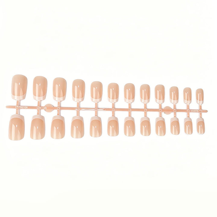 Classic French Tip Press-On Nail Art Set Kalsten