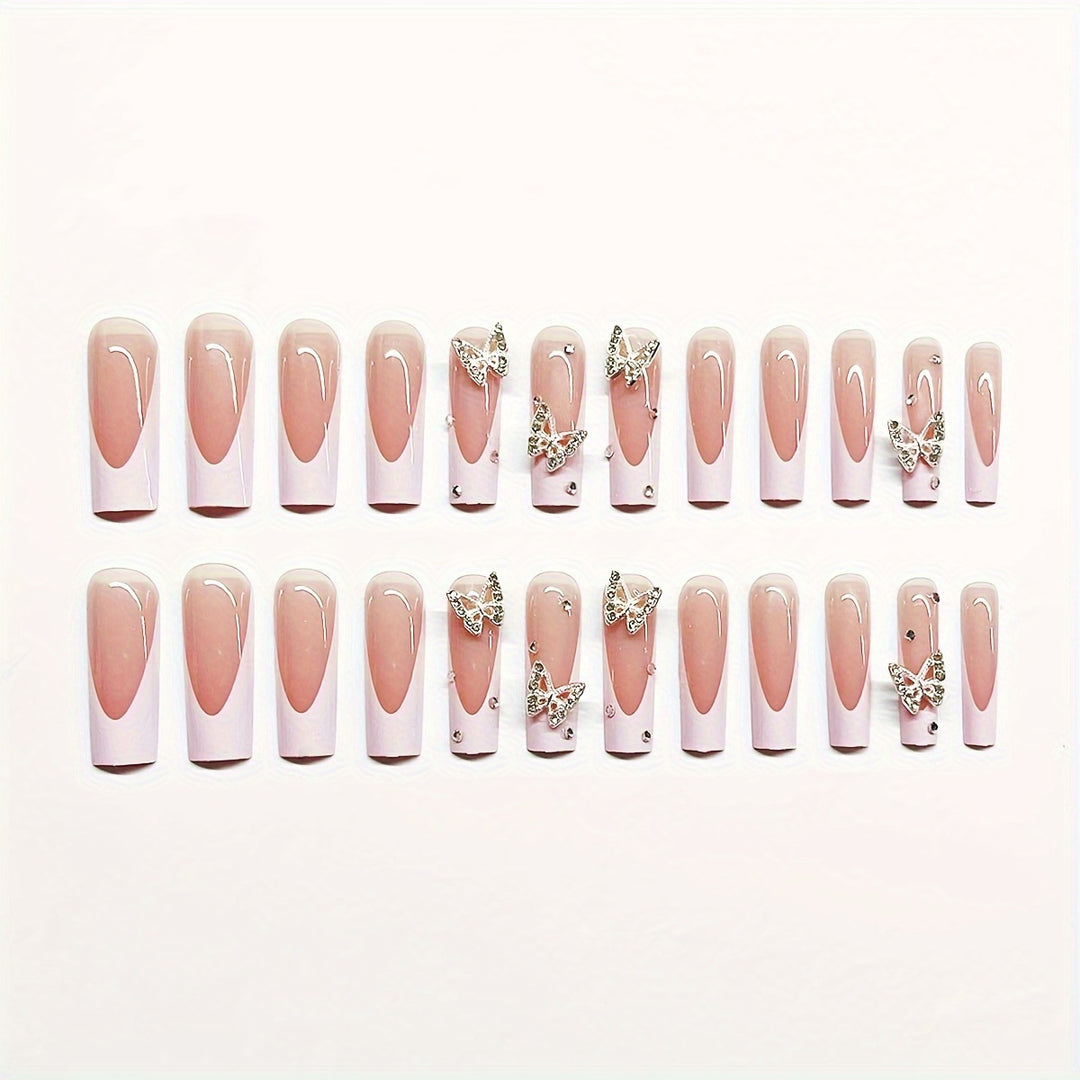 Artistic 3D Butterfly Nail Extensions Kalsten