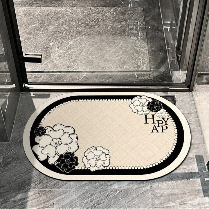 Decorative Floral Entryway Mat Kalsten