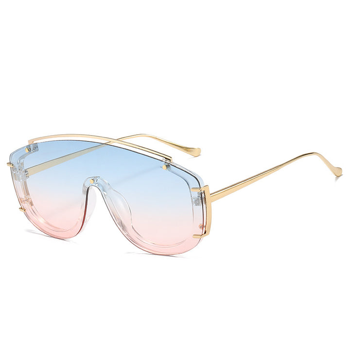 Fashion-Forward Futuristic Shield Sunglasses Kalsten