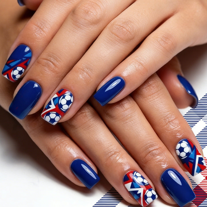 Sports-Themed Press-On Nails Kalsten